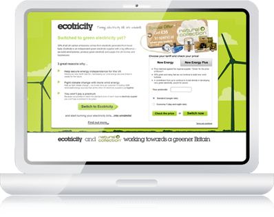 Ecotricity Microsites